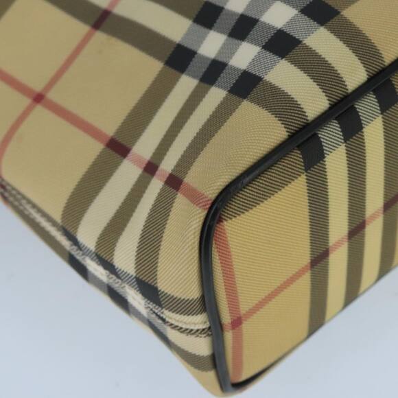 Burberry Nova Check Hand Bag Pvc Beige - Picture 15 of 16